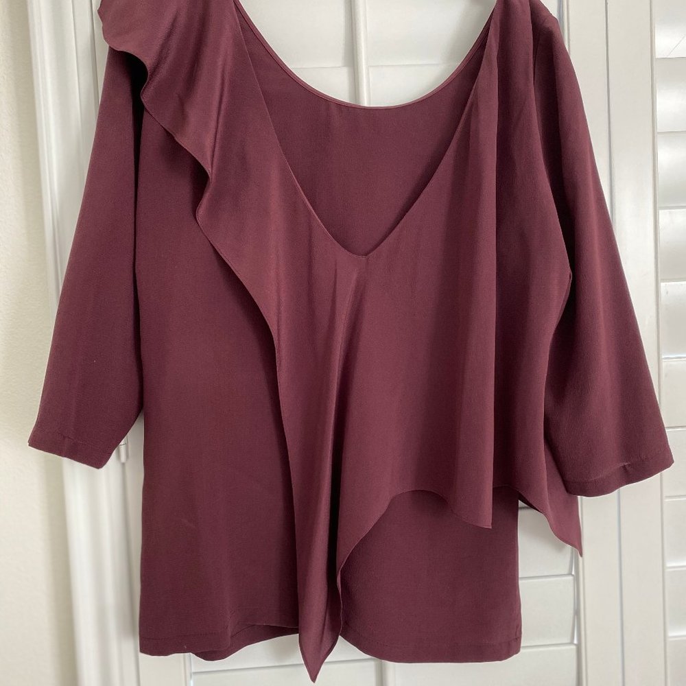 See by Chloe Merlot Blouse